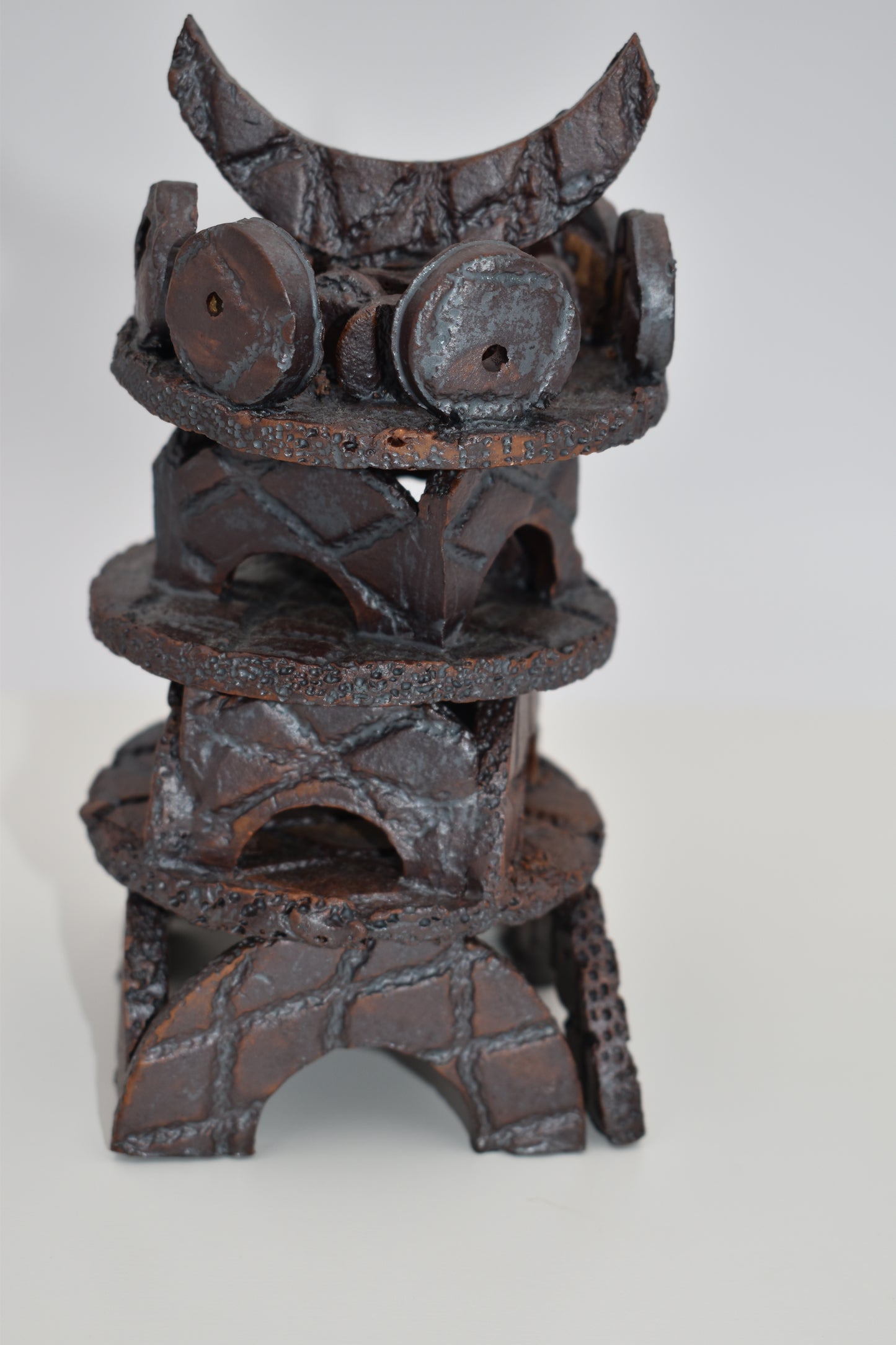 Small Abstract Clay Sculpture