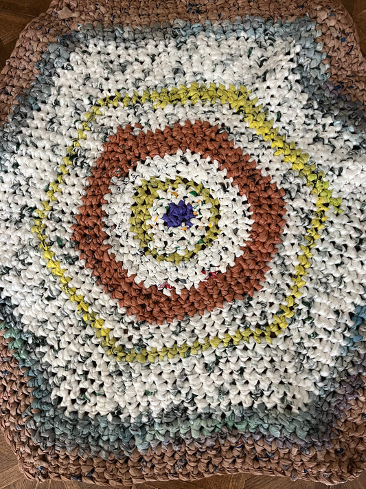 Hexagon Crochet Rug