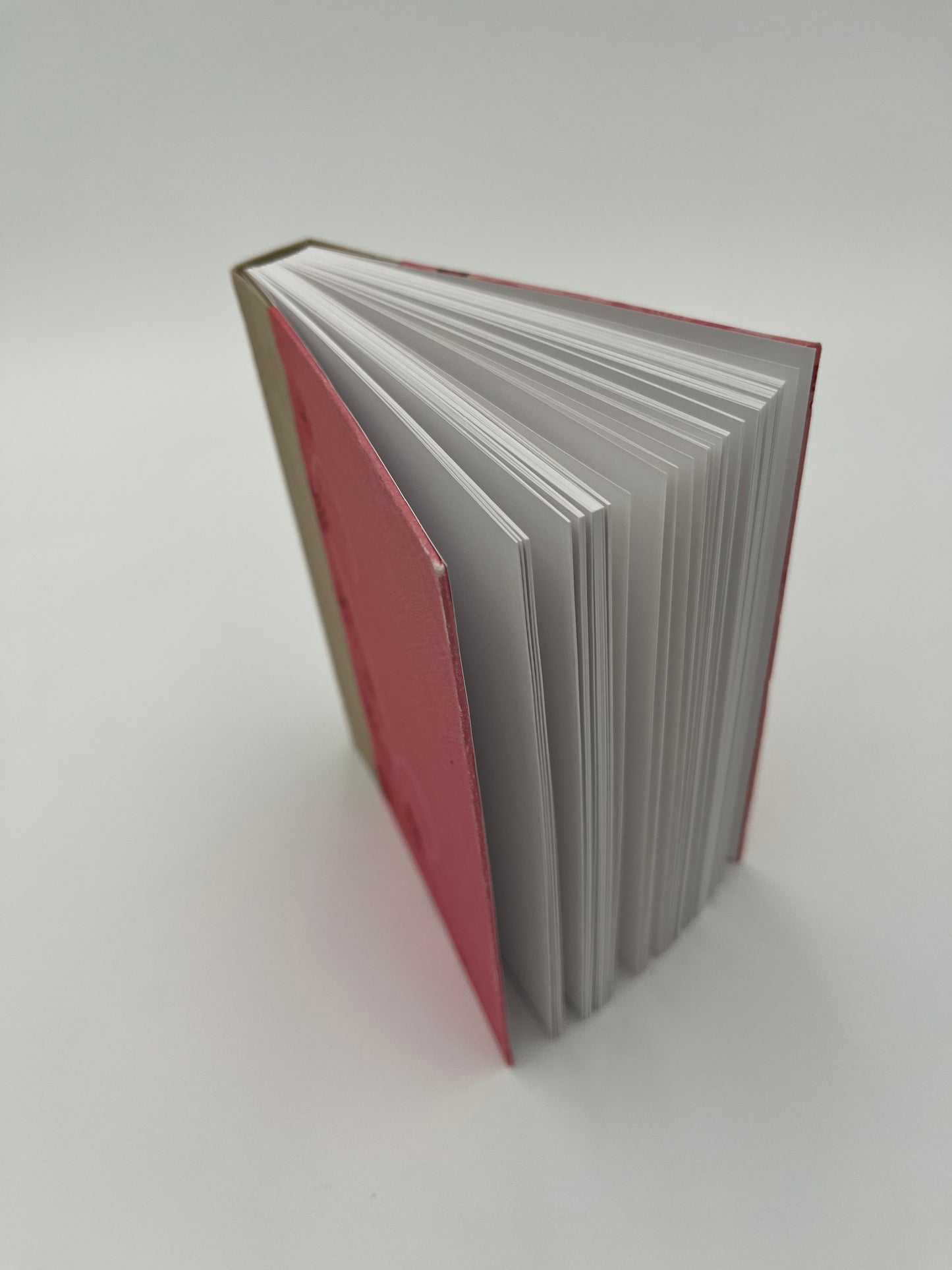 One of a kind rose-pink with floral motif  Journal