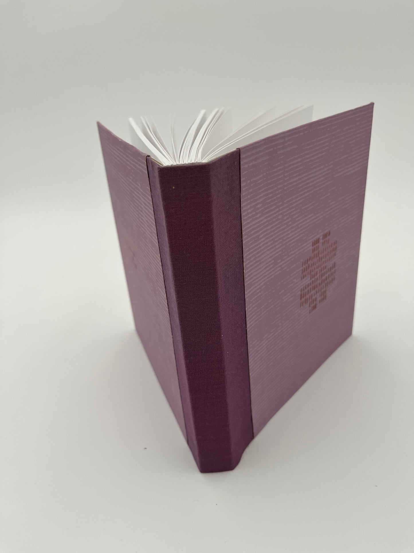 One of a kind purple with abstract design Journal