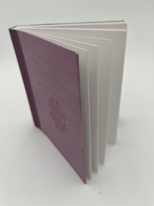 One of a kind purple with abstract design Journal